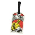 thumbnail image 1 of Etiqueta de equipaje Bioworld Star Wars Droids C-3PO/R2-D2 de vinilo, 1 of 2