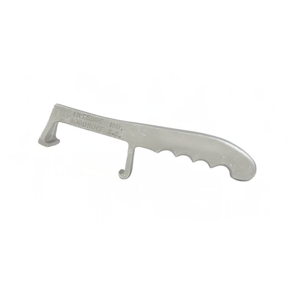 Intedge OSOEZ Lid Off Pail Opener, 10 3/4 in, Cast Aluminum