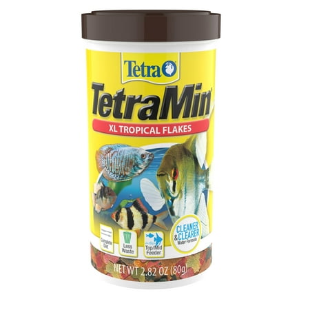 Tetra TetraMin Tropical Fish Food Flakes, XL, 2.82 (Best Beginner Tropical Freshwater Fish)