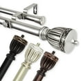 thumbnail image 2 of InStyleDesign  Risler 1 inch Diameter Adjustable Double Curtain Rod, 2 of 5