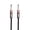 Straight to Straight, variant on Monster Cable Prolink Classic 21ft Audio Instrument Cable, Right Angle to Straight, Black, Durable PVC Construction