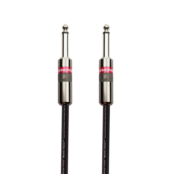 Monster 600645-00 Prolink Monster Classic 1/4" Instrument Cable. 6 ft - Straight to Straight