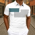 thumbnail image 4 of Tbopshirt Short Sleeved Shirts for Men Plus Size with Collar Business Collar Casual Sports Printed Button Top Shirt,S-5XL, 4 of 6