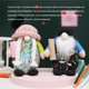 thumbnail image 5 of Cateissary Decoración de muñecos de gnomo, decoraciones navideñas interesantes, diseño de escena Adorable, muñecas enanas sin rostro de peluche, adorno Kits de decoración para fiestas Chica Cateissary HA070630-02, 5 of 6