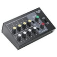 thumbnail image 4 of Consola Mezcladora De Sonido, Mezclador De Audio De Salida De 2 Canales Enchufe De EE. UU. 110-240V Interfaz De 6,35 Mm Para Música ANGGREK EC1312, 4 of 8