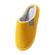 thumbnail image 5 of Zapatillas calientes de la casa zapatillas calzado de calzado Tobogán zapatos de moda para el otoño y el invierno encantadores sin deslizar el Amarillo 38 a 39, 5 of 8