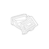 Genuine OE BMW Outer Grille - 64-22-9-166-884