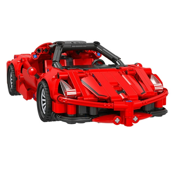 Bloques de Construcción CUTICAT Modelo Deportivo 1/18 Juguete de Construcción Tempra Rojo