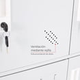 thumbnail image 2 of Locker Casillero Guardex LOCKRF Organizador Metálico De 9 Puertas Color Gris, 2 of 9