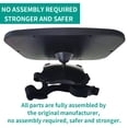 thumbnail image 2 of funbliss Baby Car Mirror Safely Monitor Infant Child in Rear Facing Car Seat,Car Mirror Baby Rear Facing Seat，No Assembly Required, Safer，Best Newborn Car Seat Accessories, Shatterproof, 2 of 5