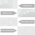 thumbnail image 4 of 1Set Iron Linking Rings for Woven Net/Web with Feather Making Home Wall Decoration Triangle & Square Platinum 16pcs/set, 4 of 7