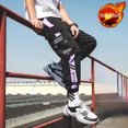 thumbnail image 3 of Pantalones cargo Y2k para hombre, pantalones harén de estilo coreano con múltiples bolsillos para hombre, pantalones largos estilo Harajuku, anchos, de corte regular, estilo emo, 3 of 5