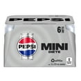 thumbnail image 2 of Pepsi Diet Cola 6 x 222mL, Mini Cans, 2 of 10
