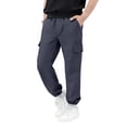 thumbnail image 2 of DJDLJWCJ Boys Cargo Sweatpants 10-12 Kids Straight Leg Elastic Waist Athletic Pants Pull On Casual Pants Dark Gray Size 6, 2 of 8
