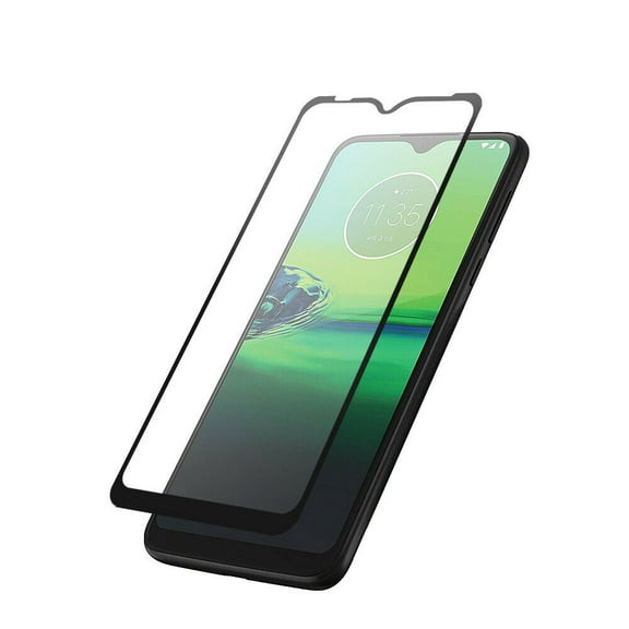 GoldCherry Screen Protector for Moto G8 Play/G8 Plus Tempered Glass, 9H Hardness Anti Scratch HD Clarity Tempered Glass Film Screen Protector for Motorola G8 Play/G8 Plus(Black,1 Pack)