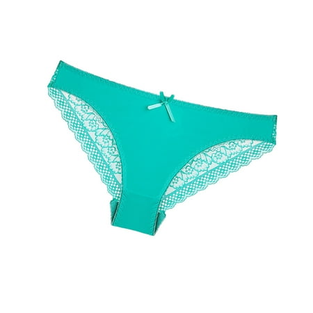 

Women s Cotton Bikini Brief Underwear New Hot Panties For Women Lace Sexy Patchwork Low Waist Thong In Solid Color【Multipacks】
