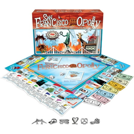 UPC: 0730799001116 | San Francisco Opoly Board Game  by Late for the Sky