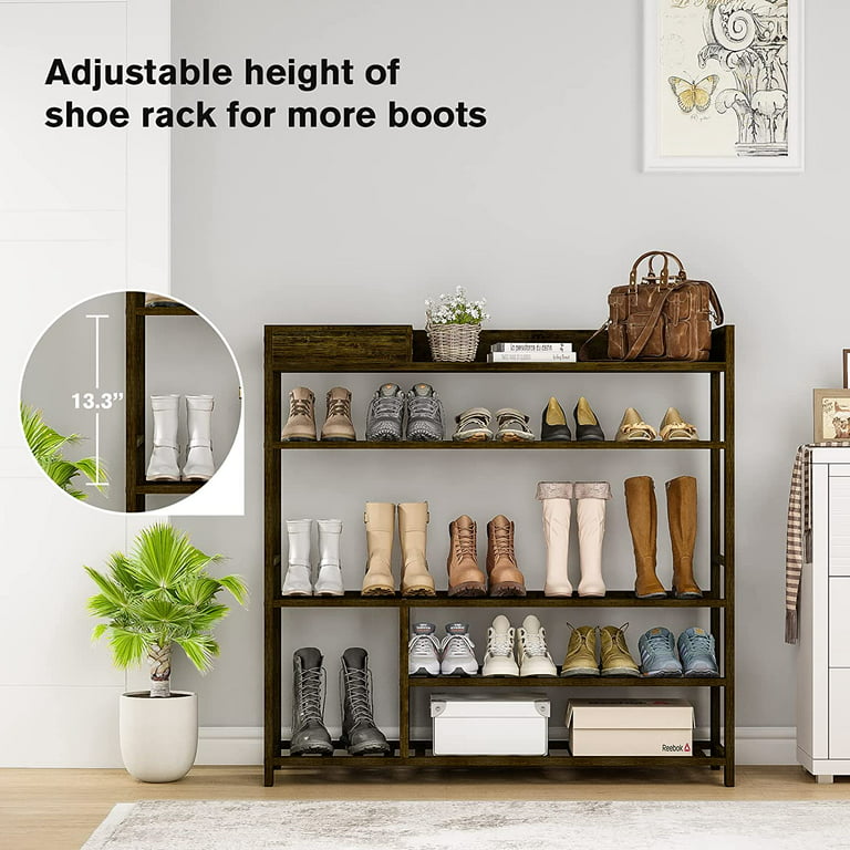 Men Shoe Rack Boot Shelf For Entryway Shoe Organizer For Closet Floor  Entryway Storage Expandable Wide Shoe Shelf Stores Of Men - AliExpress