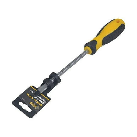 UPC: 0843518087626 | Steel Grip 2796423 0.31 S x 6 in. Slotted Screwdriver