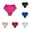 001-Hot Pink, variant on Kids Sequin Shorts Polka Dot Shiny Dance Briefs Cheerleading Party Performance Trunks Boys Girls