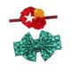thumbnail image 3 of Diadema con lazo para el pelo a la moda 2ps para niña, lazo metálico para el pelo, niños, 3 of 4