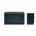 thumbnail image 3 of Ariel Hepburn 60 In. Single Sink Base Cabinet In Midnight Blue, 3 of 10