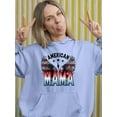 thumbnail image 2 of American Mama Oldschool Hoodie Women -Image by Shutterstock, Female x-Large, 2 of 4