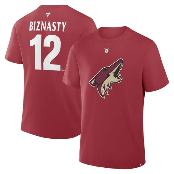 Men's Fanatics Paul Bissonnette-Garnet Arizona Coyotes Retired Player Nickname T-Shirt