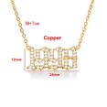 thumbnail image 4 of Collar con colgante de letra de cristal para mujer, Gargantilla de circón, cadena de año de nacimiento, inicial, regalo de joyería, 1996, 1997, 4 of 4