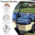thumbnail image 6 of HUIACONG Butterfly and Moon Pattern Portable Golf Cart Seat Covers for EZGO 2 Person Seats, Comfort Vintage Golf Cart Seat Covers 2 Pack, 6 of 7