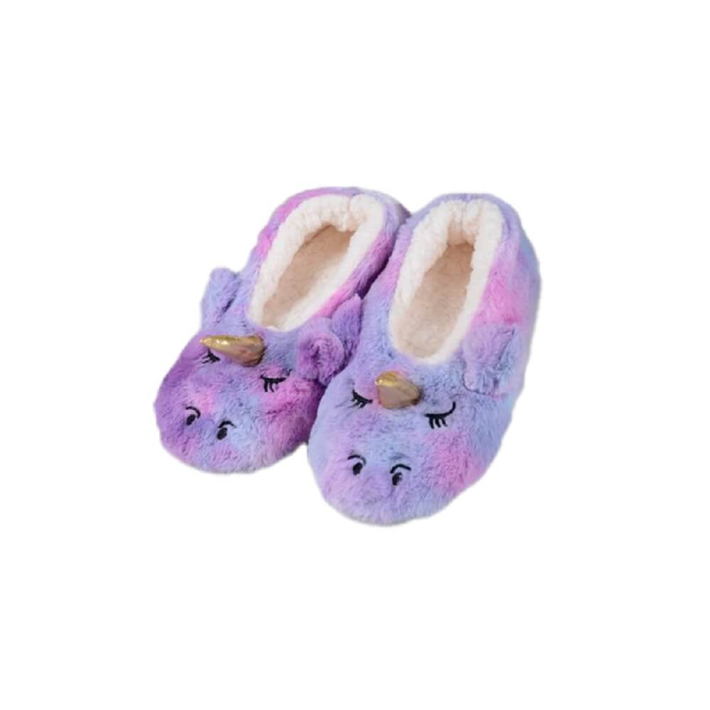 sparkly unicorn slippers
