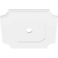 thumbnail image 4 of Ekena Millwork CMP26LE-03000 26 Po OD x 3 Po ID Carré Locke Architectural Grade PVC Contemporain Médaillon de Plafond, 4 of 4