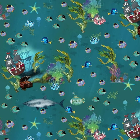 Stylish Fabric 44 in 100% Cotton Animal Print Quilting Fabric, 1 Yard, Purple