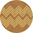 thumbnail image 1 of Ahgly Company Tapis d'Intérieur Lavables en Machine, Ronds, Transitionnels, Brun Sedona, Ronds de 7', 1 of 7