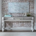thumbnail image 5 of Bowery Hill 4 Piece Console Set in White and Gray (1-Console and 3-Stools), 5 of 9