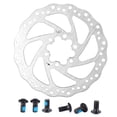 thumbnail image 2 of Rotor De Freno De Disco De Acero Inoxidable, Pieza De Frenado De Pastilla De Freno De 140 Mm, 160 Mm, 180 Mm Y 203 Mm Con 6 Pernos Para Ciclismo De Montaña Y Carretera, 2 of 7