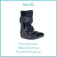 thumbnail image 4 of McKesson Walking Boot Surgical Shoe for Ankle Sprain or Leg Injury - Left or Right Foot, XL, 1 Ct, 4 of 10