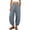 AA-Gray, variant on Womens Linen Baggy Barrel Pants Baggy Wide Leg Tulip Hem Trousers Casual Elastic Waist Lounge Pants with Pockets Streetwear Khaki L