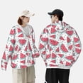 thumbnail image 4 of Vsdgher Sweat à Capuche Adulte Imprimé Melon D\'eau pour Hommes Femmes, Manches Longues Protection Solaire Pêche pour Course Natation-Moyen, 4 of 7