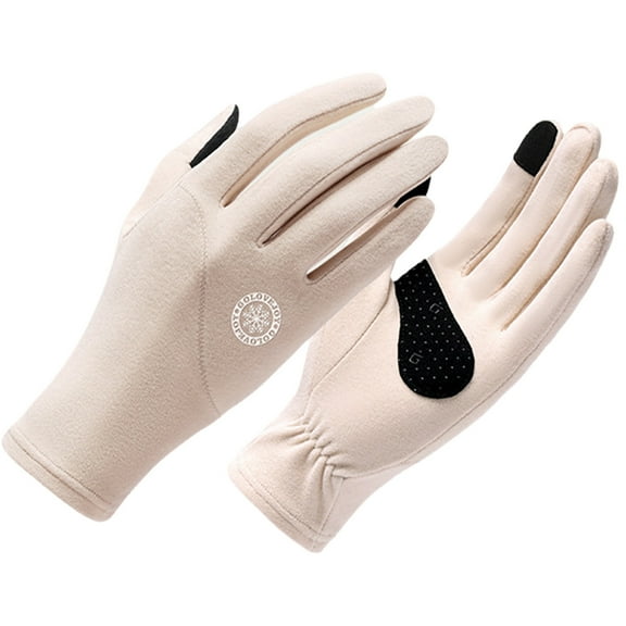 Wowcloth Winter Fleece Gloves for Women, Thermal Insulated Plush Lined, Outdoor Winter Cold Protection Handwear
