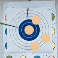 thumbnail image 5 of Adhesive Targets Professional Stickers Shooters Shooting Practice Supplies Paper Light Brown Self-Adhesive 1 Roll, 5 of 5