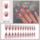 thumbnail image 3 of Halloween Blood Drops Nail Tip Trade Selling Wearable Manicure Long Pointed Nail Wear Nail Fake Nails, 3 of 5