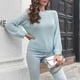 thumbnail image 4 of Suéteres para mujer Suéteres de otoño Cuello redondo Moda Manga larga Suéter suelto Tops Blusa de punto Odeerbi  ODB-5, 4 of 5