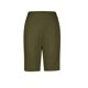 thumbnail image 4 of MKLEKYY Leggings Capris para mujer, pantalones de yoga elásticos de verano hasta la rodilla para entrenamiento, pantalones casuales con cintura elástica y bolsillos, 4 of 5