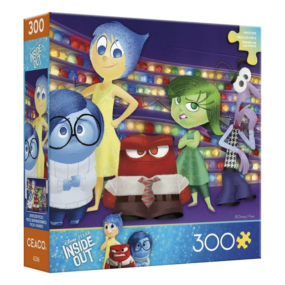 Ceaco 300 Piece Inside Out Characters Interlocking Jigsaw Puzzle