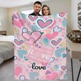 thumbnail image 2 of Hfolob Valentines Day Blanket Wrap Your Loved One In Warmth Romance With Our Pink Valentine's Day Blanket Room Decor, 2 of 6
