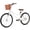 Pale White, variant on Hykolity Kid Cuiser Bike 20 inch for 6-12 Years Old Girls Bicycle with Basket and Kickstand, Tween Retro Style Childrens Bike for Teen Girls, Pink