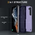 thumbnail image 4 of Dteck for Samsung Galaxy S24 Case with Screen Protector 2 Pack, Military Grade Drop Protection Rugged Durable Full Body Shockproof Protective Cover for Samsung Galaxy S24,Purple, 4 of 5