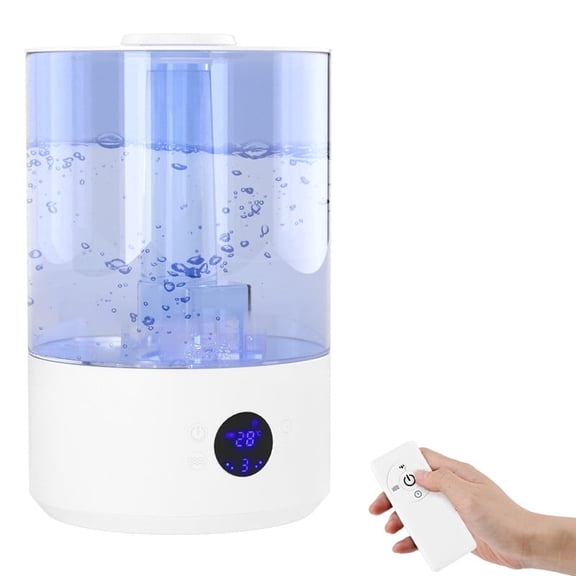 Humidifiers for Bedroom Large Room Home, 2.06 gallon 7.8L Cool Mist Top Fill Essen& Plants&Pet, Large capacity dual mist outlet With UV sterilization