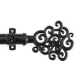 thumbnail image 2 of Tidal 13/16 inch Curtain Rod-Color:Satin Nickel,Size:48-84", 2 of 3